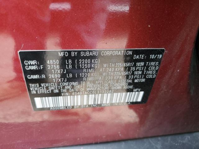 Photo 11 VIN: 4S4BTACC0L3132282 - SUBARU OUTBACK PR 