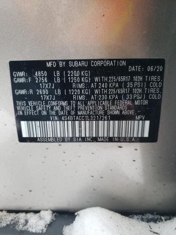 Photo 11 VIN: 4S4BTACC1L3217261 - SUBARU OUTBACK 