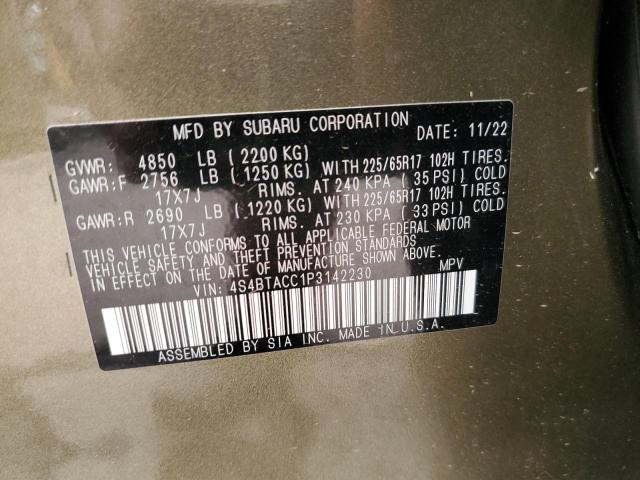 Photo 11 VIN: 4S4BTACC1P3142230 - SUBARU OUTBACK PR 