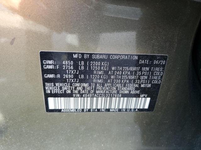 Photo 11 VIN: 4S4BTACC2L3217608 - SUBARU OUTBACK PR 