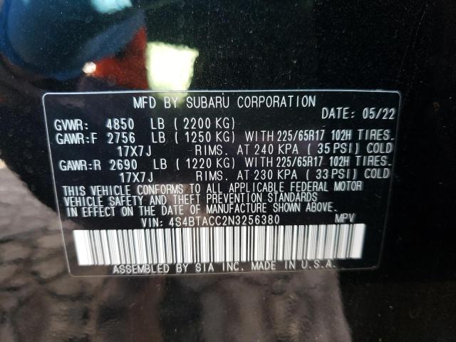 Photo 11 VIN: 4S4BTACC2N3256380 - SUBARU OUTBACK PR 