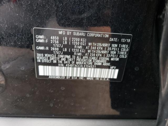 Photo 12 VIN: 4S4BTACC3L3154521 - SUBARU OUTBACK PR 