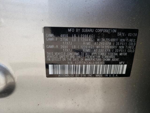 Photo 9 VIN: 4S4BTACC4L3198365 - SUBARU OUTBACK 