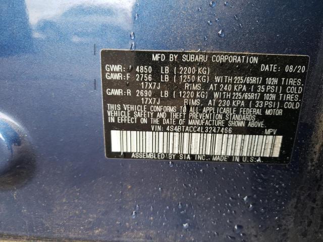 Photo 12 VIN: 4S4BTACC4L3247466 - SUBARU OUTBACK 