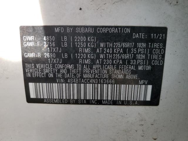 Photo 11 VIN: 4S4BTACC4N3163666 - SUBARU OUTBACK PR 