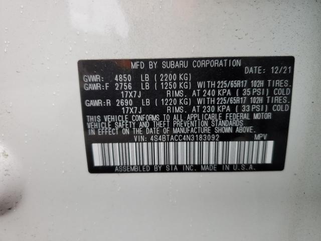 Photo 13 VIN: 4S4BTACC4N3183092 - SUBARU OUTBACK 