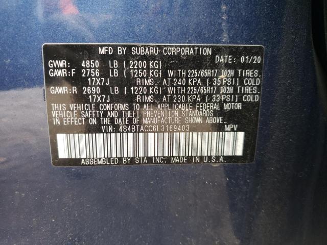 Photo 13 VIN: 4S4BTACC6L3169403 - SUBARU OUTBACK PR 