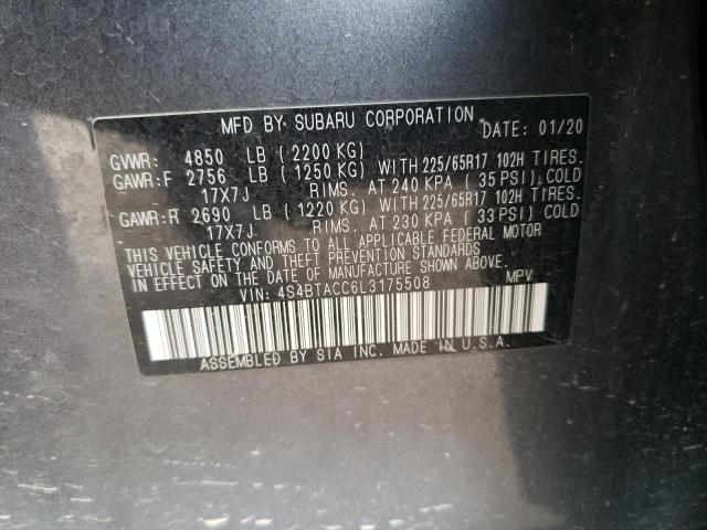 Photo 11 VIN: 4S4BTACC6L3175508 - SUBARU OUTBACK PR 