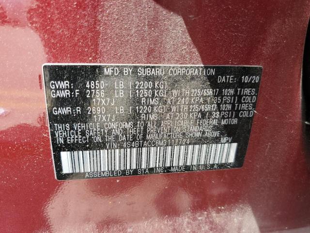 Photo 11 VIN: 4S4BTACC6M3117724 - SUBARU OUTBACK PR 