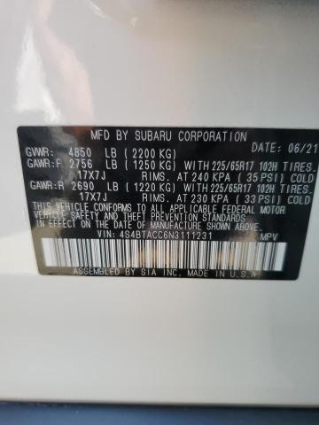 Photo 12 VIN: 4S4BTACC6N3111231 - SUBARU OUTBACK PR 