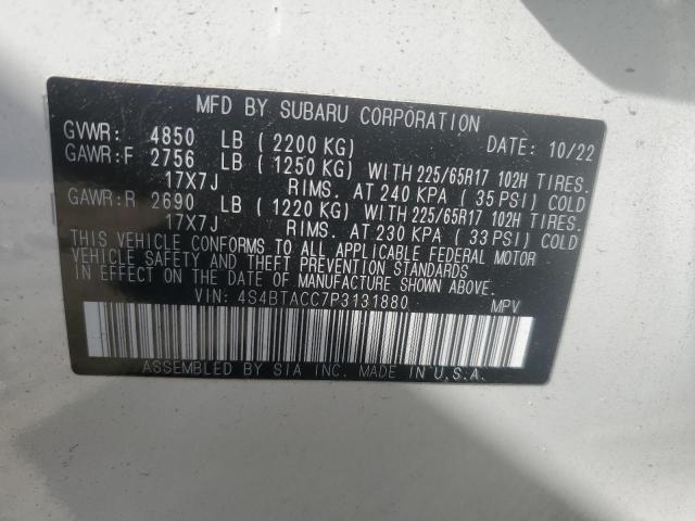 Photo 11 VIN: 4S4BTACC7P3131880 - SUBARU OUTBACK 