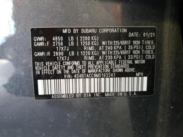 Photo 11 VIN: 4S4BTACC8M3163247 - SUBARU OUTBACK PR 