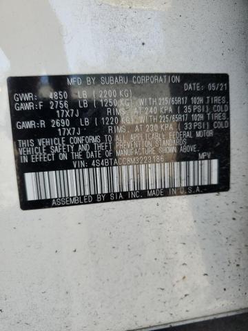 Photo 13 VIN: 4S4BTACC8M3223186 - SUBARU OUTBACK PR 