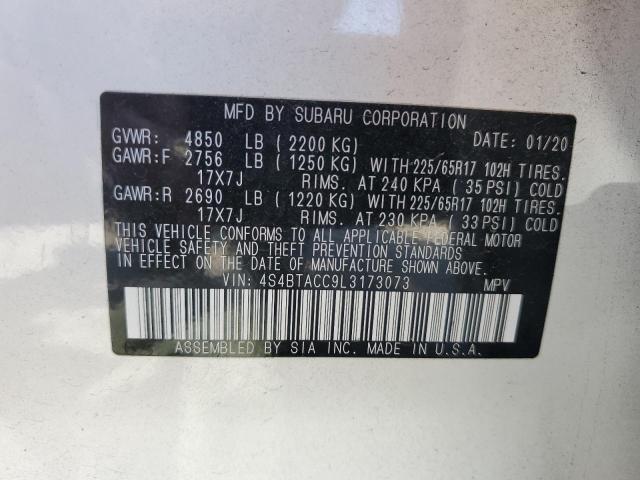 Photo 12 VIN: 4S4BTACC9L3173073 - SUBARU OUTBACK PR 