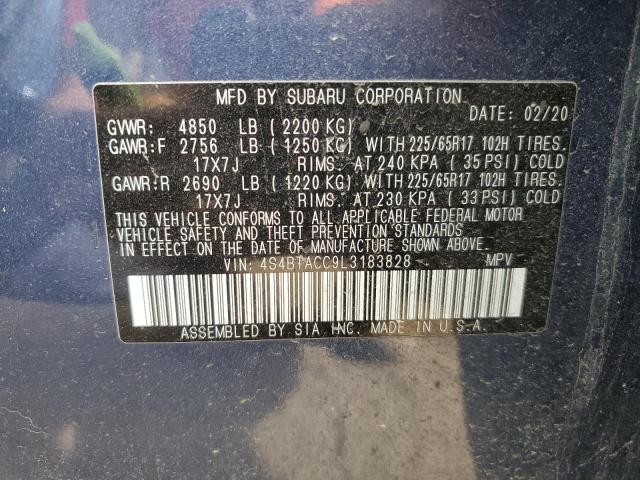 Photo 11 VIN: 4S4BTACC9L3183828 - SUBARU OUTBACK PR 