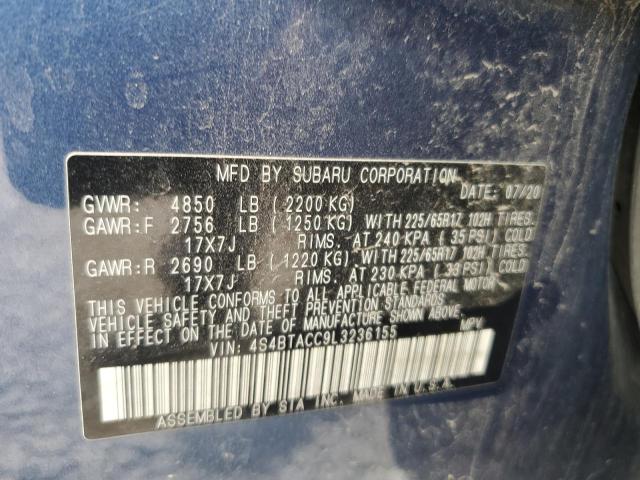 Photo 12 VIN: 4S4BTACC9L3236155 - SUBARU OUTBACK PR 