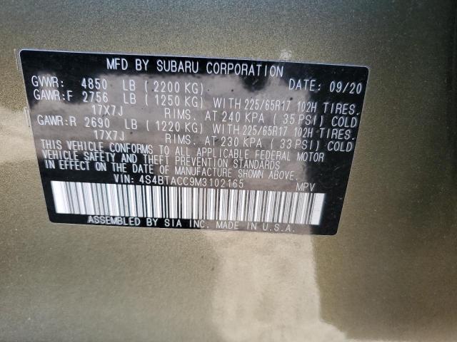 Photo 13 VIN: 4S4BTACC9M3102165 - SUBARU OUTBACK PR 