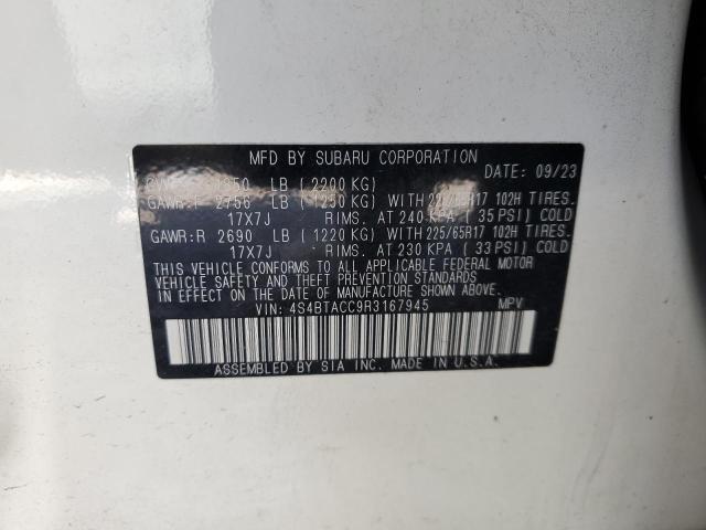 Photo 12 VIN: 4S4BTACC9R3167945 - SUBARU OUTBACK PR 