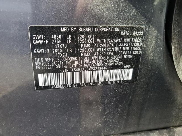 Photo 12 VIN: 4S4BTACCXP3219046 - SUBARU OUTBACK PR 