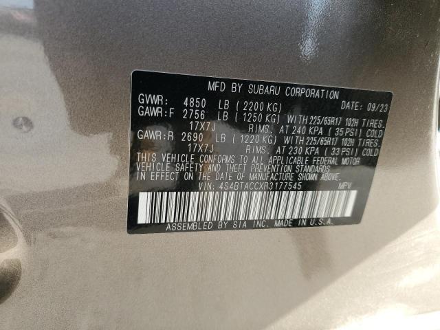 Photo 12 VIN: 4S4BTACCXR3177545 - SUBARU OUTBACK PR 