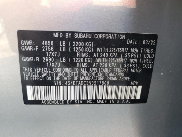 Photo 13 VIN: 4S4BTADC3N3217800 - SUBARU OUTBACK PR 