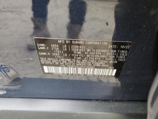 Photo 11 VIN: 4S4BTADC4P3136890 - SUBARU OUTBACK 