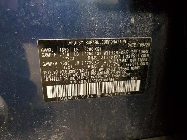 Photo 11 VIN: 4S4BTADC6M3105796 - SUBARU OUTBACK 