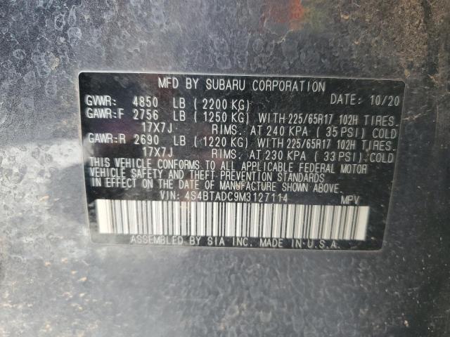 Photo 12 VIN: 4S4BTADC9M3127114 - SUBARU OUTBACK PR 