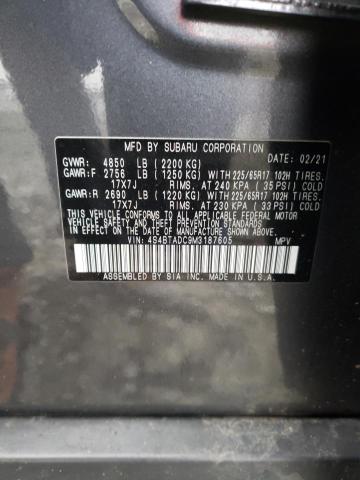 Photo 11 VIN: 4S4BTADC9M3187605 - SUBARU OUTBACK PR 