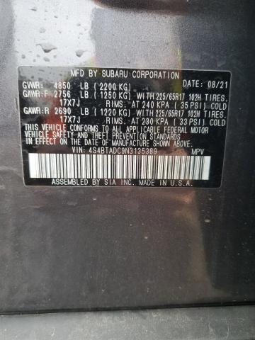 Photo 12 VIN: 4S4BTADC9N3135389 - SUBARU OUTBACK PR 