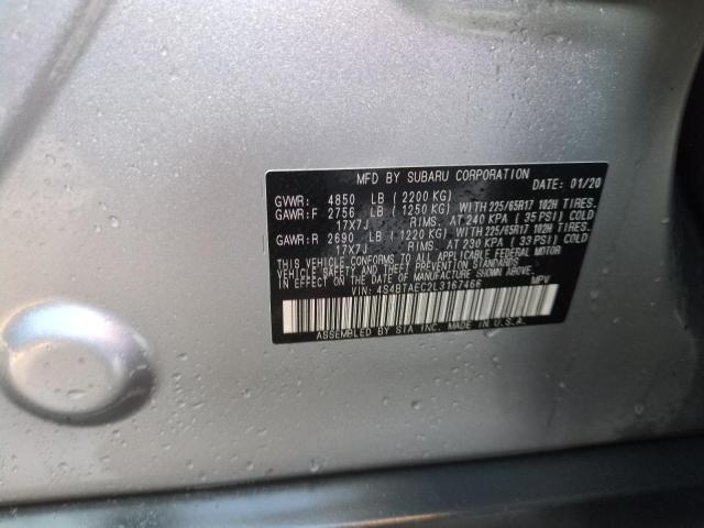 Photo 13 VIN: 4S4BTAEC2L3167466 - SUBARU OUTBACK PR 