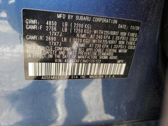 Photo 12 VIN: 4S4BTAFC8M3135122 - SUBARU OUTBACK PR 