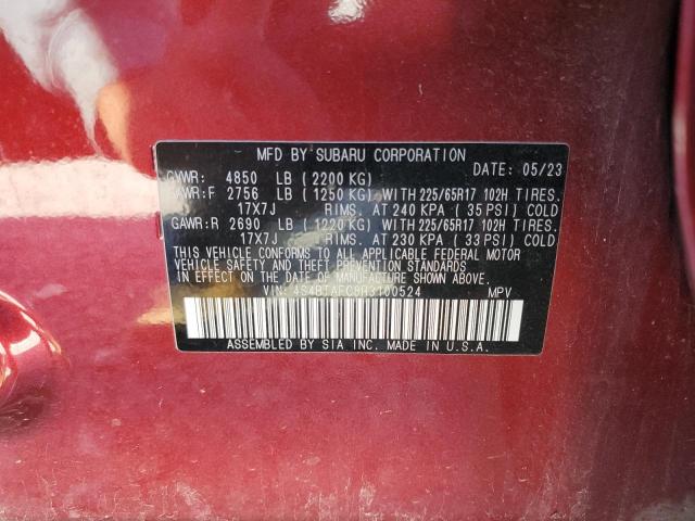 Photo 12 VIN: 4S4BTAFC8R3100524 - SUBARU OUTBACK PR 