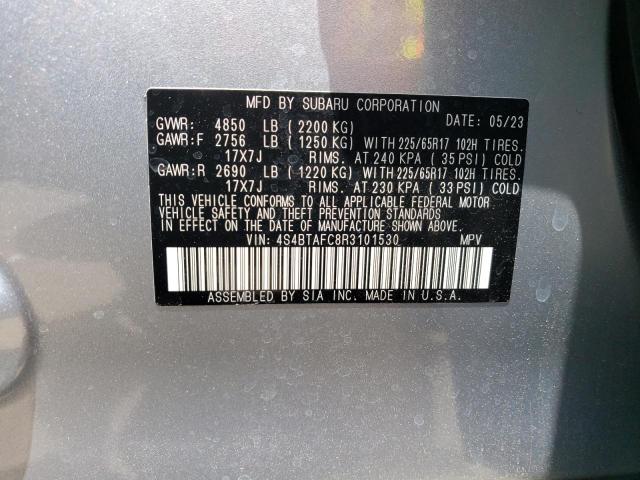 Photo 12 VIN: 4S4BTAFC8R3101530 - SUBARU OUTBACK PR 