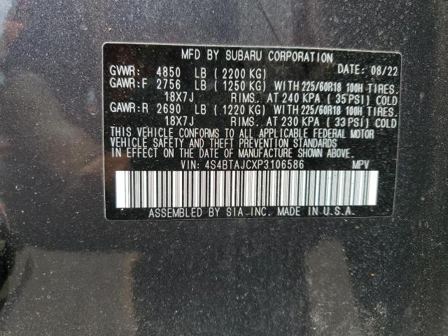 Photo 12 VIN: 4S4BTAJCXP3106586 - SUBARU OUTBACK 