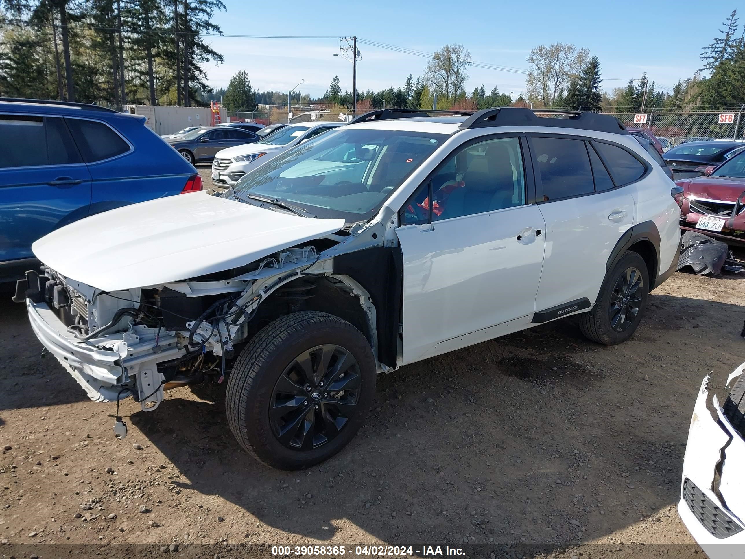 Photo 1 VIN: 4S4BTALC9P3164492 - SUBARU OUTBACK 