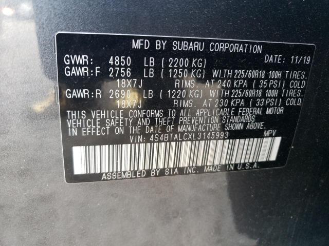 Photo 12 VIN: 4S4BTALCXL3145993 - SUBARU OUTBACK LI 