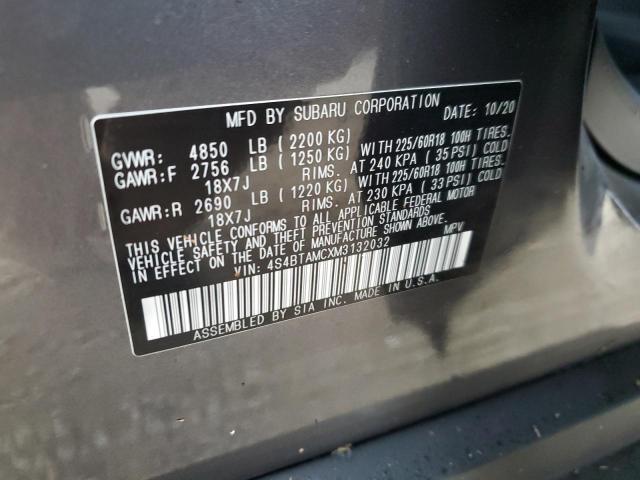 Photo 13 VIN: 4S4BTAMCXM3132032 - SUBARU OUTBACK LI 