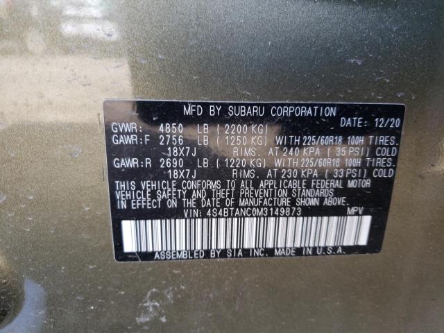 Photo 11 VIN: 4S4BTANC0M3149873 - SUBARU OUTBACK LI 