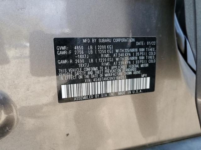 Photo 12 VIN: 4S4BTANC0N3184351 - SUBARU OUTBACK LI 