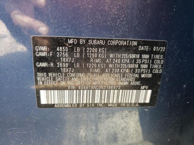 Photo 11 VIN: 4S4BTANC0N3186973 - SUBARU OUTBACK 