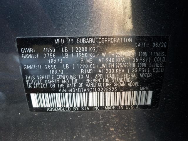 Photo 9 VIN: 4S4BTANC1L3228225 - SUBARU OUTBACK LI 