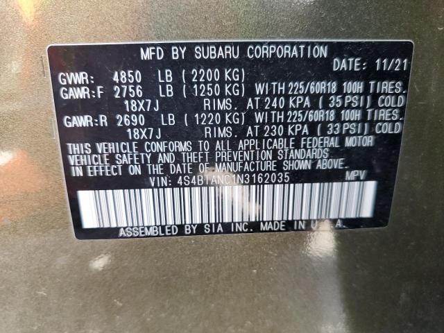 Photo 12 VIN: 4S4BTANC1N3162035 - SUBARU OUTBACK LI 