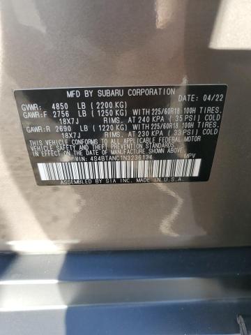 Photo 12 VIN: 4S4BTANC1N3236134 - SUBARU OUTBACK LI 