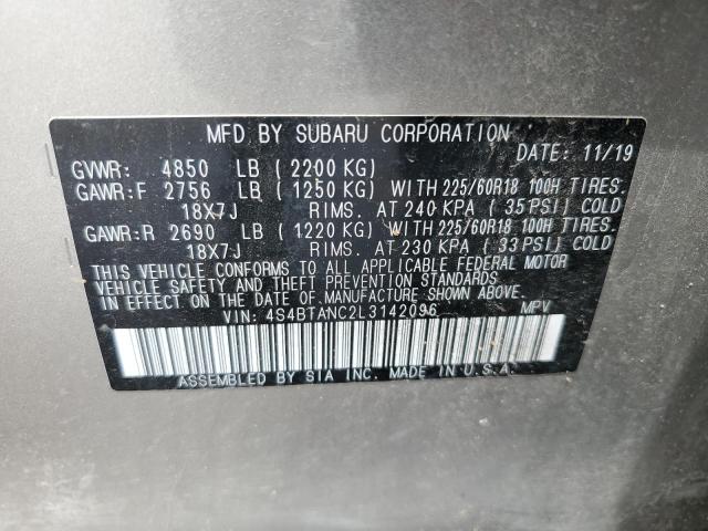 Photo 12 VIN: 4S4BTANC2L3142096 - SUBARU OUTBACK 