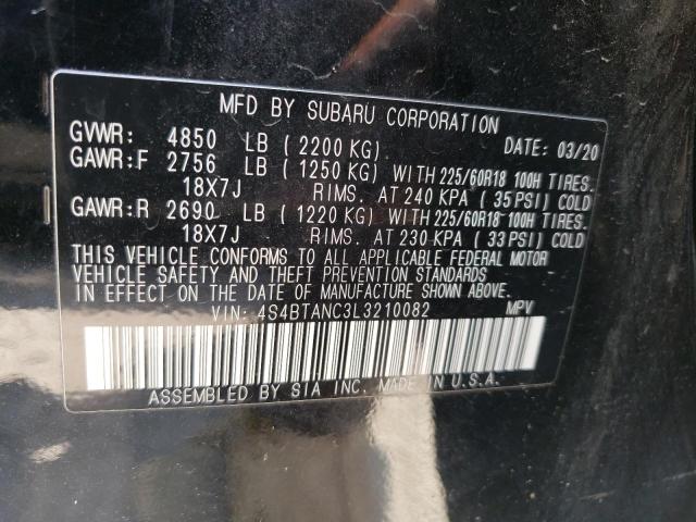 Photo 12 VIN: 4S4BTANC3L3210082 - SUBARU OUTBACK LI 