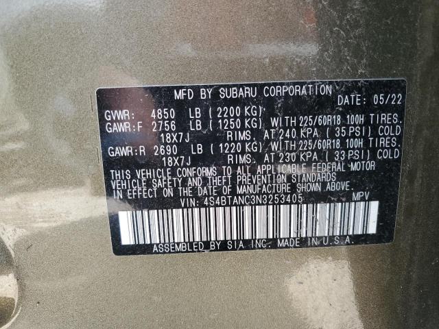 Photo 12 VIN: 4S4BTANC3N3253405 - SUBARU OUTBACK LI 