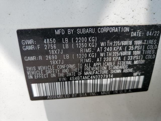 Photo 11 VIN: 4S4BTANC4N3227914 - SUBARU OUTBACK LI 