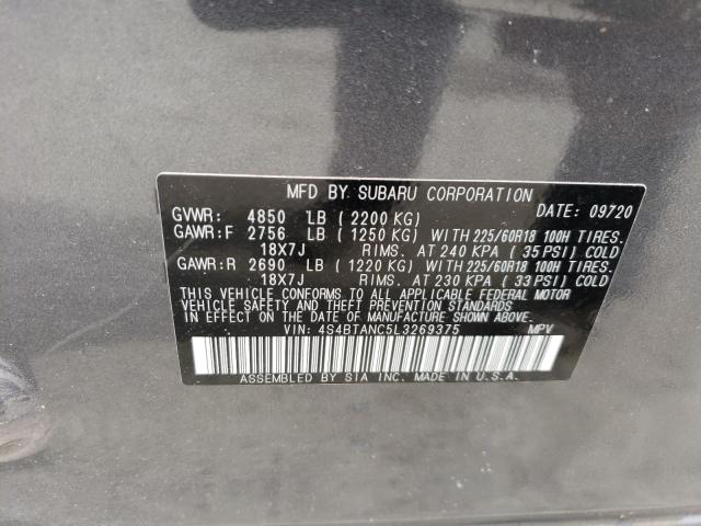 Photo 13 VIN: 4S4BTANC5L3269375 - SUBARU OUTBACK LI 