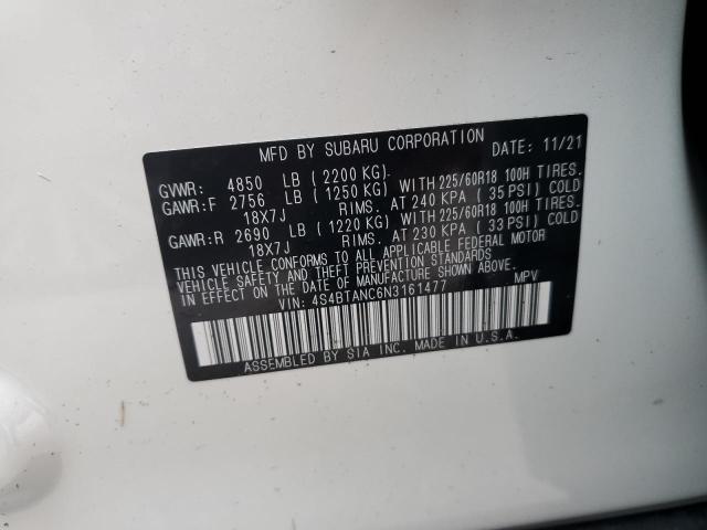 Photo 9 VIN: 4S4BTANC6N3161477 - SUBARU OUTBACK LI 